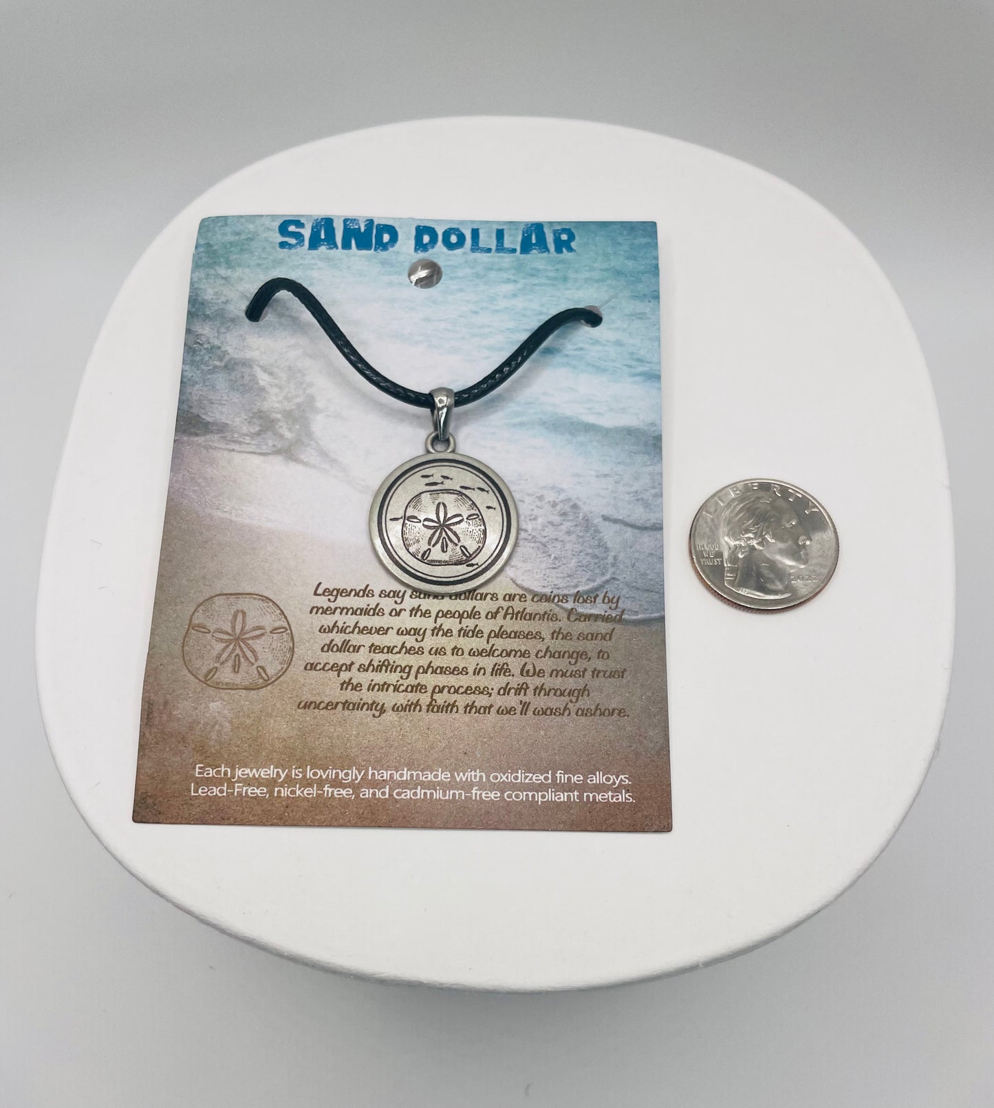 Sand Dollar Necklace- Ocean Animals