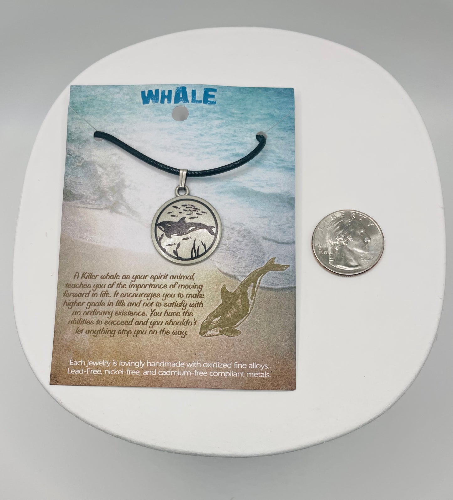 Orca Whale Necklace- Ocean Animals