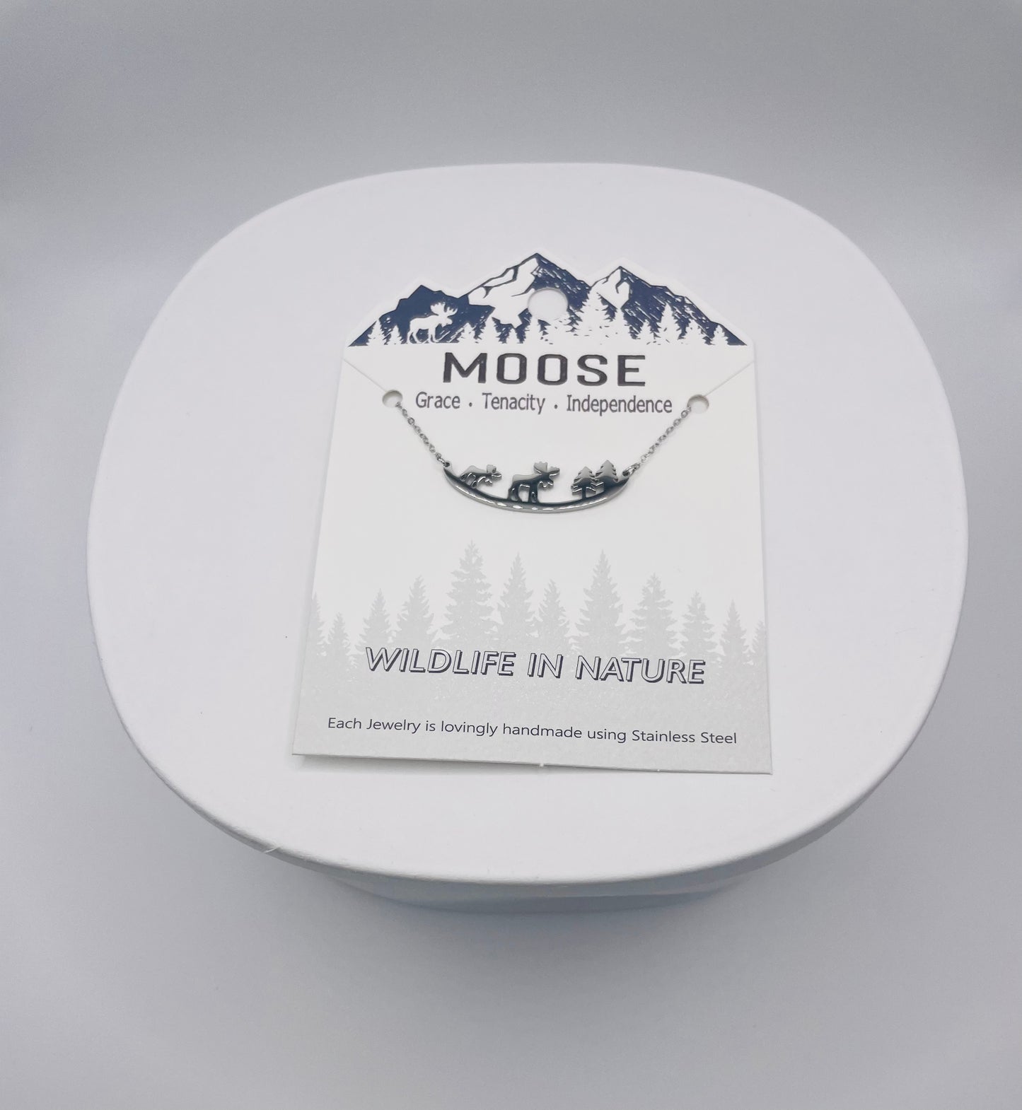 Moose Necklace- Wildlife Silhouette