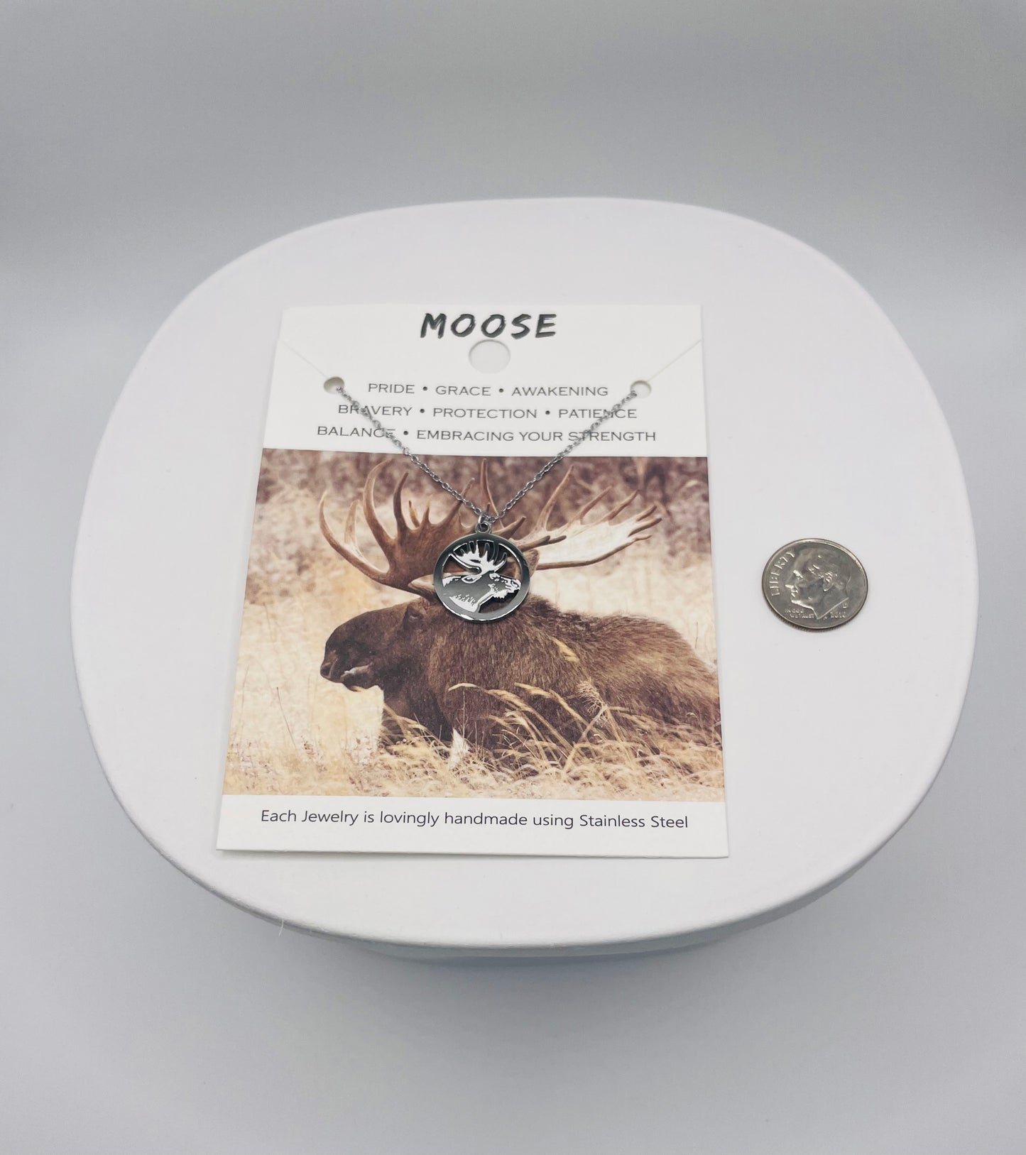 Moose Necklace- Wildlife Cutout