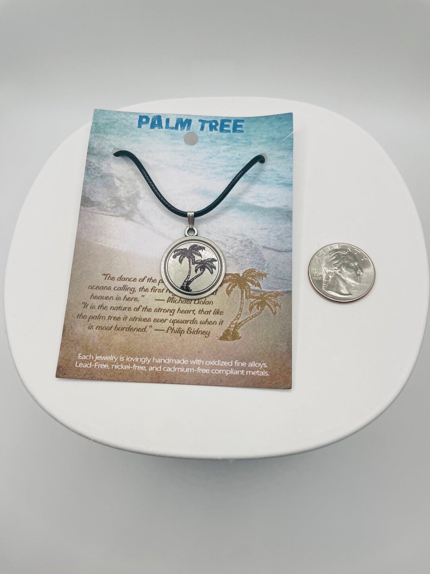 Palm Tree Necklace- Ocean Animals